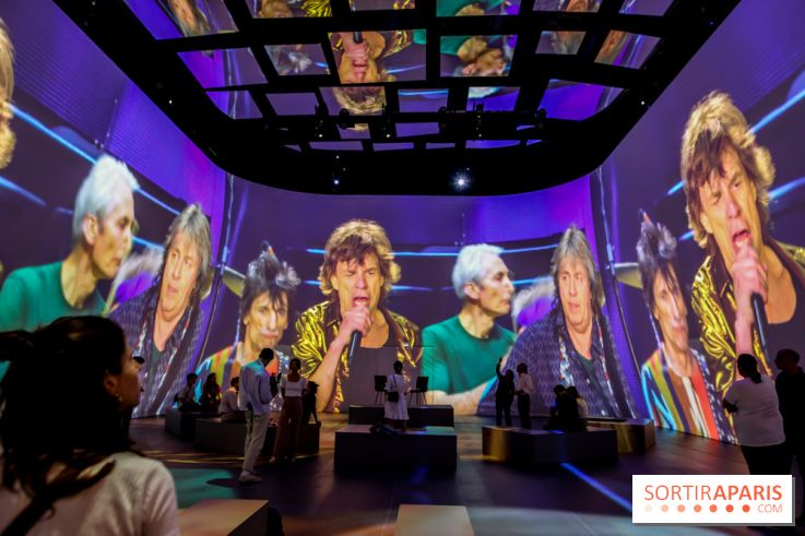On stage with The Rolling Stones, nos photos