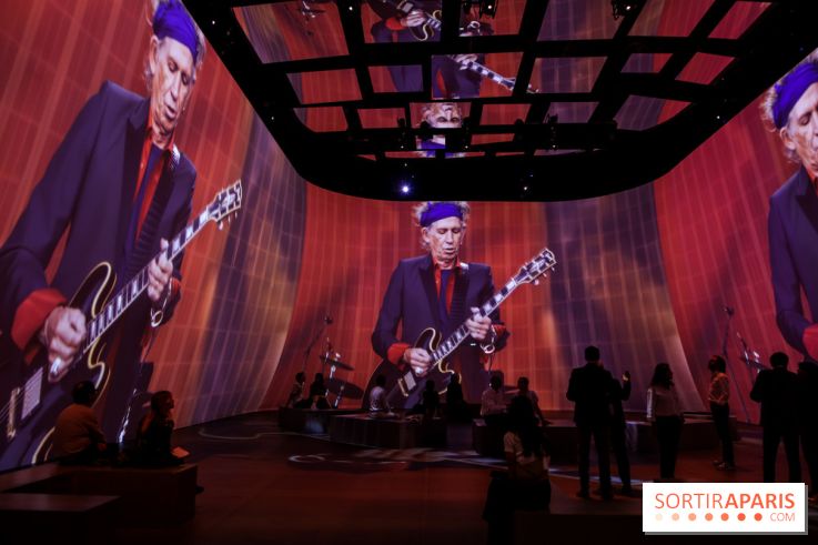 On stage with The Rolling Stones, nos photos