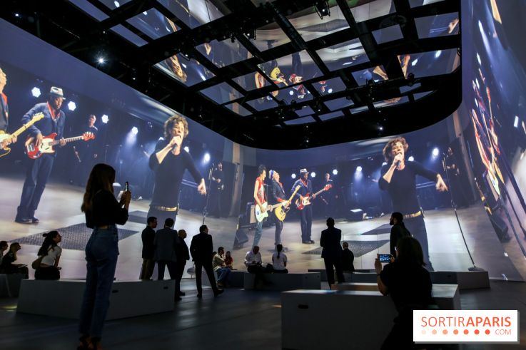 On stage with The Rolling Stones, nos photos