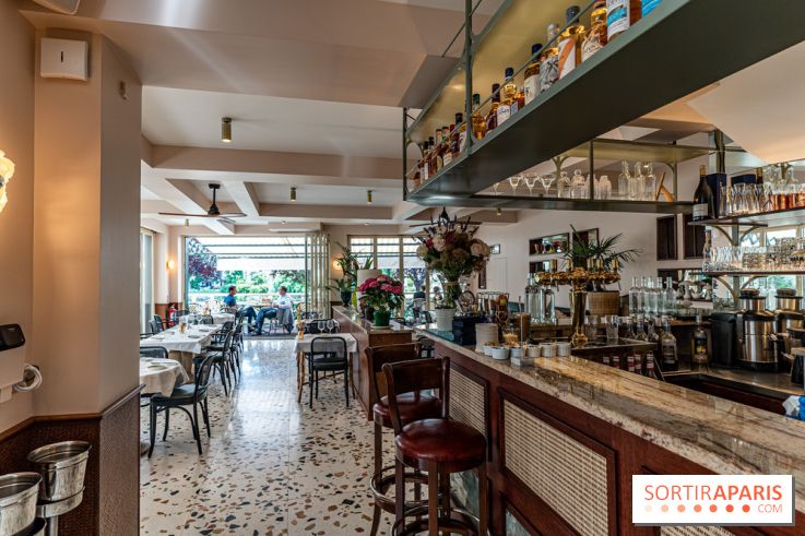 Le Nid, le restaurant-terrasse sur berge à l'Isle-Adam -   décoration salle - DOD Architecte