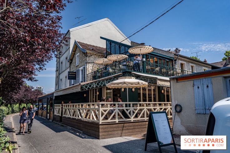 Le Nid, le restaurant-terrasse sur berge à l'Isle-Adam -  extérieur