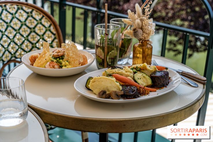 Le Nid, le restaurant-terrasse sur berge à l'Isle-Adam -  plats