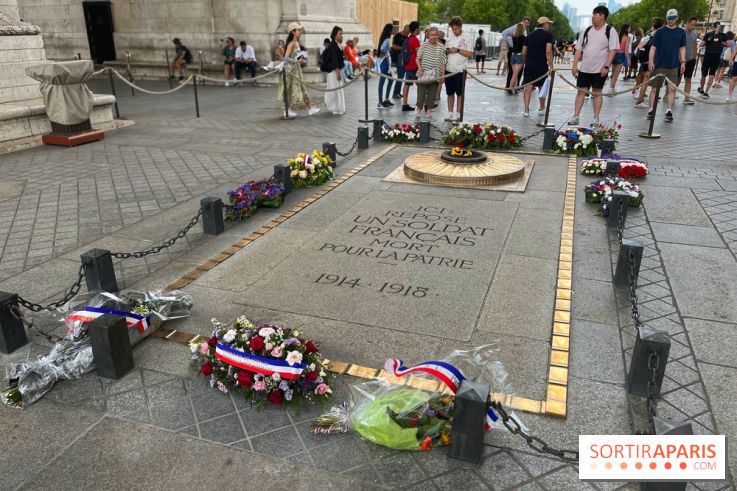 flamme soldat inconnu Arc de Triomphe