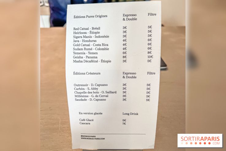 Momus - boutique-café d'exception à Paris
