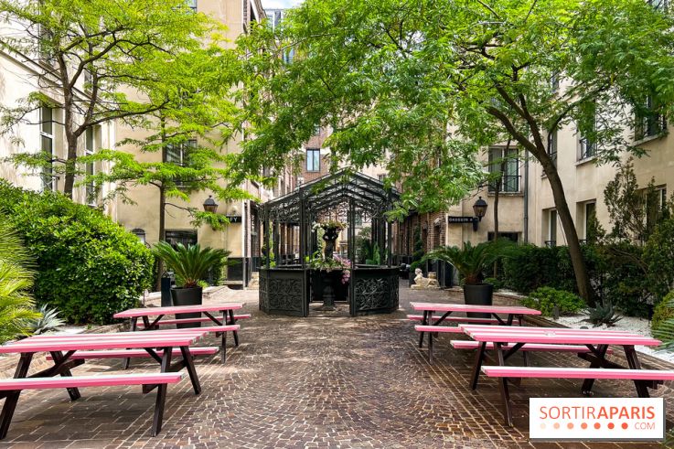 Les Jardins du Marais : la terrasse de l'été 2023