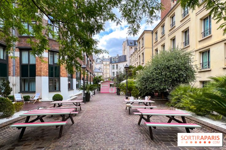 Les Jardins du Marais : la terrasse de l'été 2023