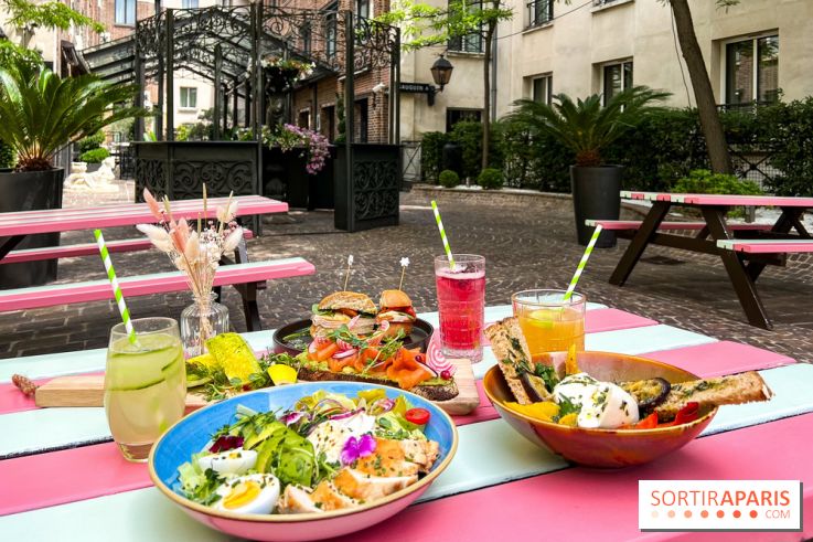 Les Jardins du Marais : la terrasse de l'été 2023