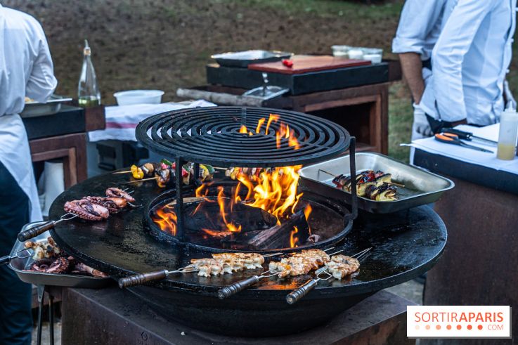 Garden barbecue au Trianon Palace à Versailles