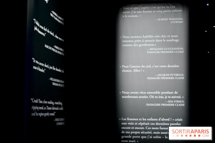 Titanic l'exposition immersive à Paris en 2023