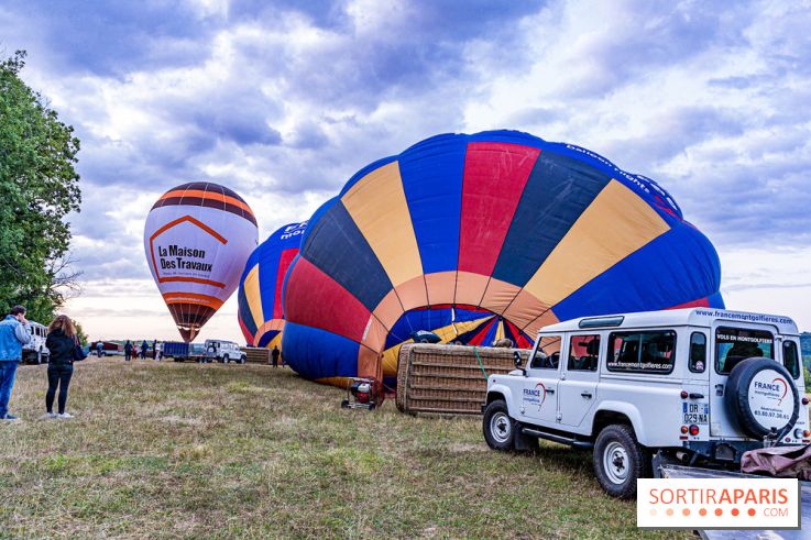 Montgolfière à Fontainebleau, vol au dessus de l'Ile-de-France -  A7C8957