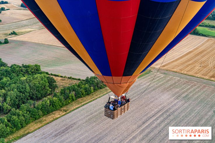 Montgolfière à Fontainebleau, vol au dessus de l'Ile-de-France -  A7C8985