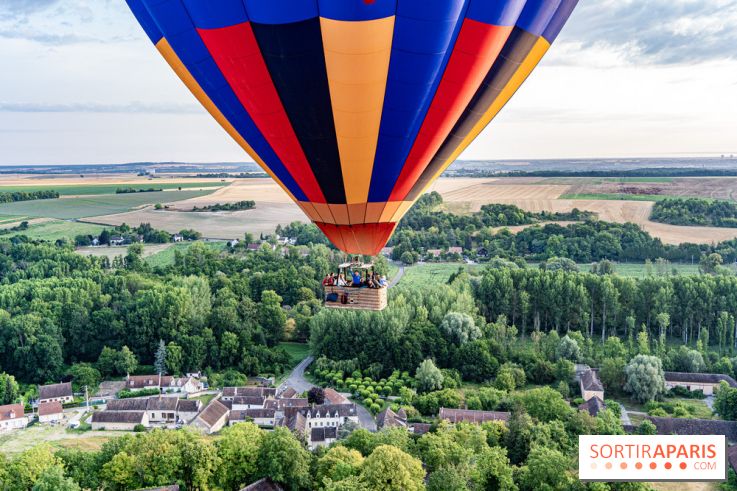 Montgolfière à Fontainebleau, vol au dessus de l'Ile-de-France -  A7C8999