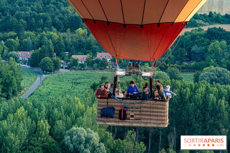 Montgolfière à Fontainebleau, vol au dessus de l'Ile-de-France -  A7C9000