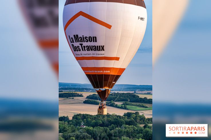 Montgolfière à Fontainebleau, vol au dessus de l'Ile-de-France -  A7C9003