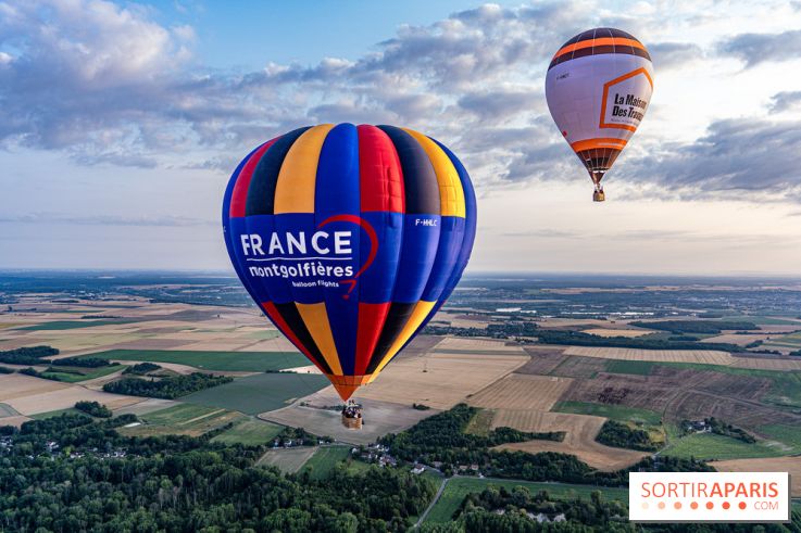 Montgolfière à Fontainebleau, vol au dessus de l'Ile-de-France