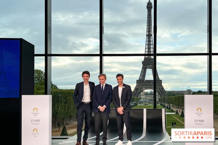 LVMH - Partenaire Premium des Jeux Olympiques et Paralympiques de Paris 2024 - Antoine Arnault, Bernard Arnault et