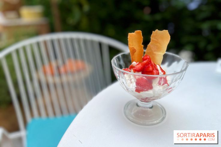 Terrasse Mercatino The Hoxton x Italicus - Dessert fraises