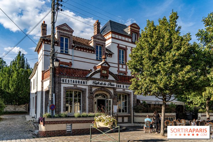 Bourron-Marlotte, village de Seine-et-Marne -  Café de la Paix