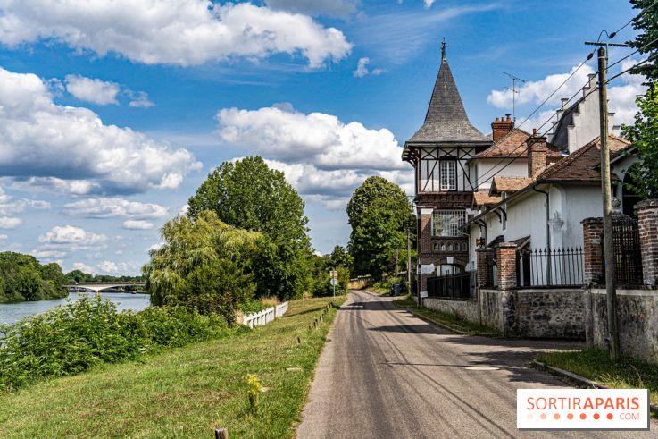 Village de Bois-le-Roi : les Affolantes en bord de Seine