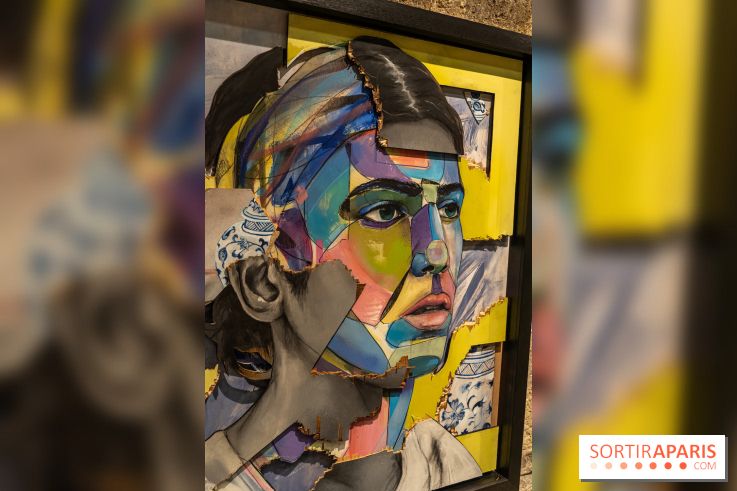 Exposition street-art Fragments par Ensemble Réel a l’église de la Madeleine