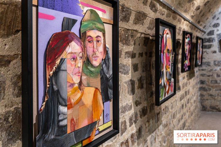 Exposition street-art Fragments par Ensemble Réel a l’église de la Madeleine