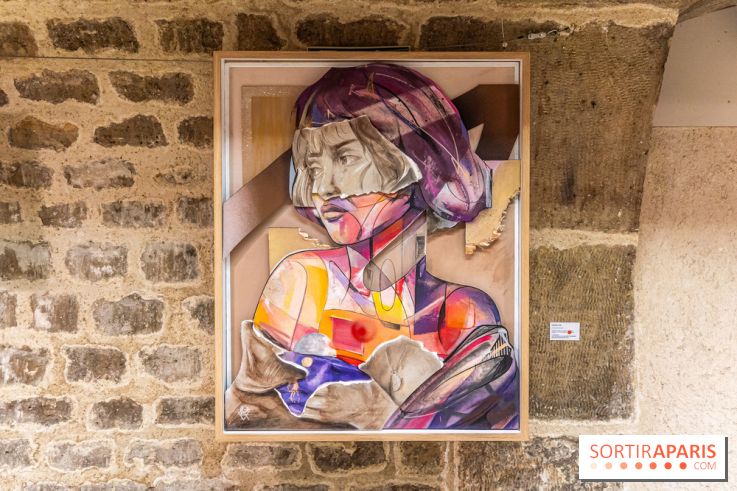 Exposition street-art Fragments par Ensemble Réel a l’église de la Madeleine