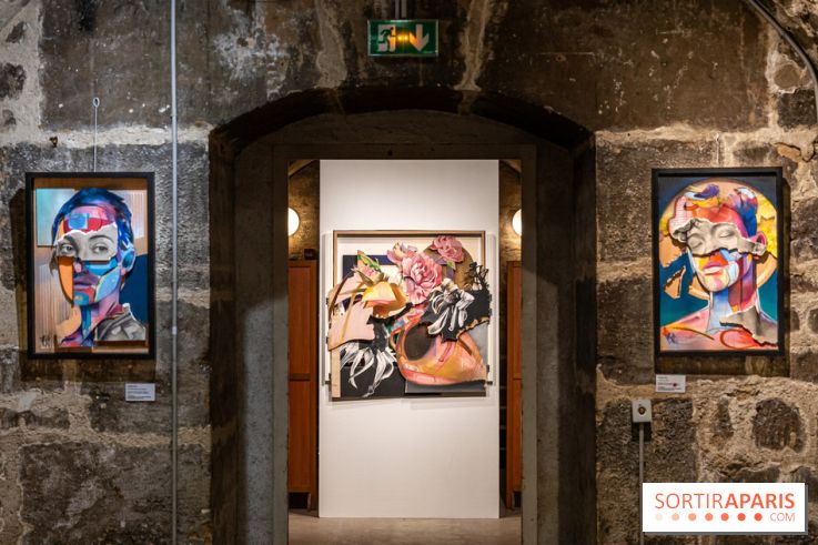 Exposition street-art Fragments par Ensemble Réel a l’église de la Madeleine