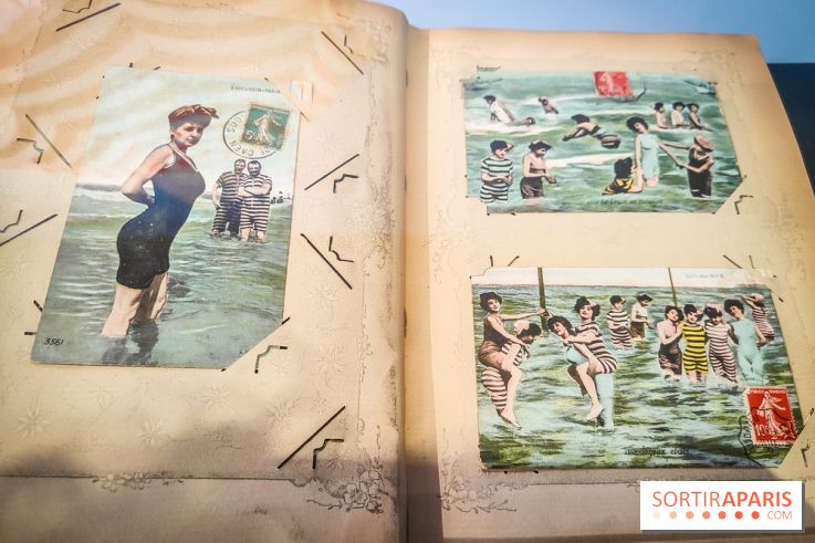 Nouvelles du paradis, la carte postale de vacances : l'exposition ensoleillée au Musée de la Poste - IMG20230905192821