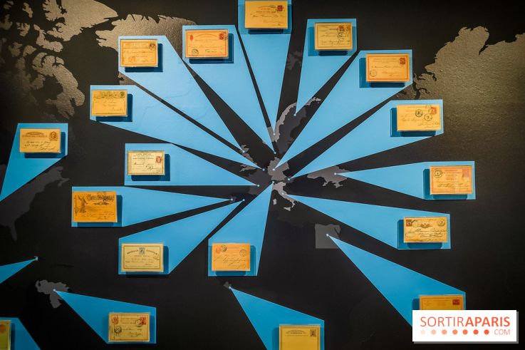 Nouvelles du paradis, la carte postale de vacances : l'exposition ensoleillée au Musée de la Poste - IMG20230905192753