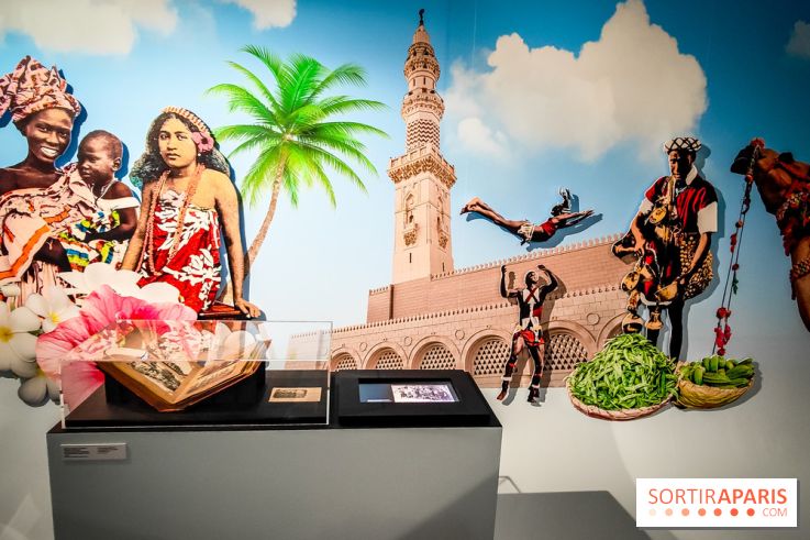 Nouvelles du paradis, la carte postale de vacances : l'exposition ensoleillée au Musée de la Poste - IMG20230905193911