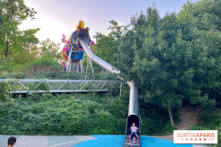 Le Jardin du Dragon, l'aire de jeux colorée au parc de la Villette - image00034