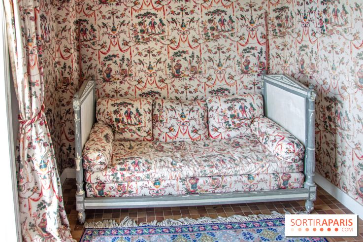 Domaine de Jean-Claude Brialy à Monthyon chambre des sœurs Dorléac Catherine Deneuve