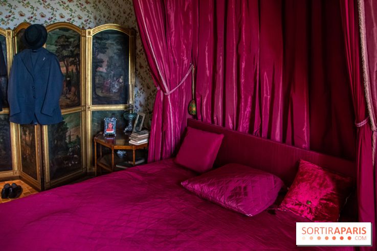 Domaine de Jean-Claude Brialy à Monthyon - chambre de Jean-Claude Brialy