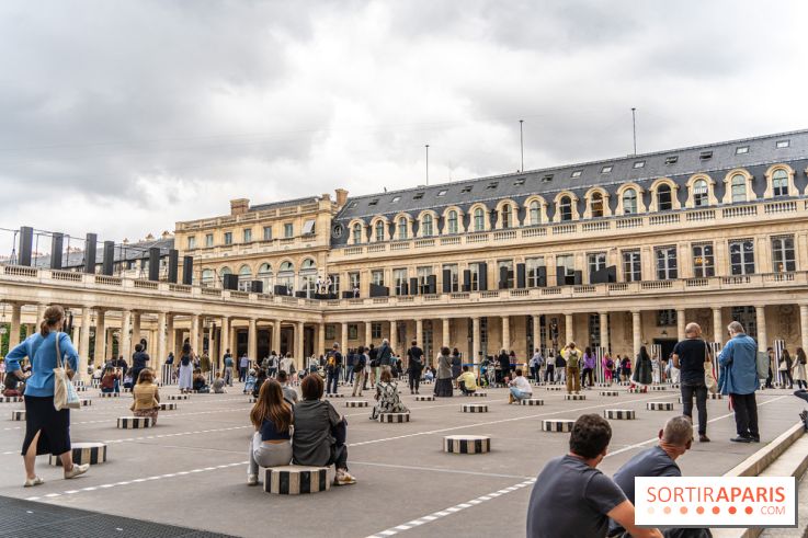 Horizon, le spectacle dans la cours du Palais Royal