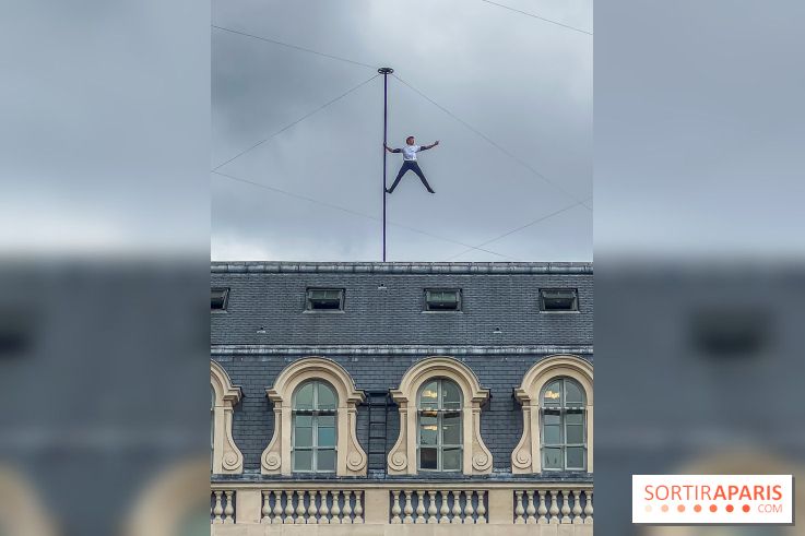Horizon, le spectacle dans la cours du Palais Royal