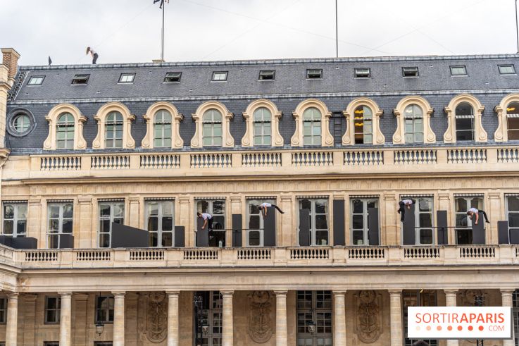 Horizon, le spectacle dans la cours du Palais Royal