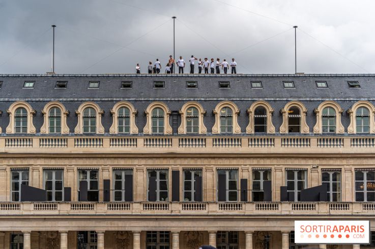 Horizon, le spectacle dans la cours du Palais Royal