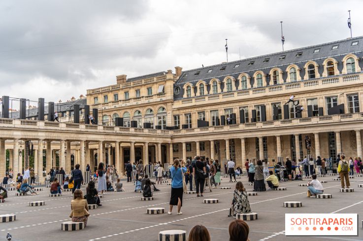 Horizon, le spectacle dans la cours du Palais Royal