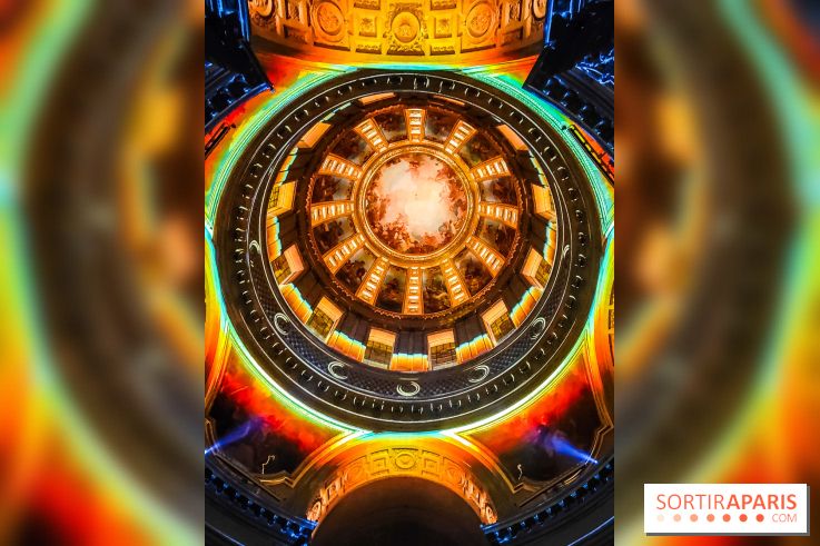 Aura, un spectacle son et lumières qui illumine le Dôme des Invalides - photos et vidéo - IMG20230920210129