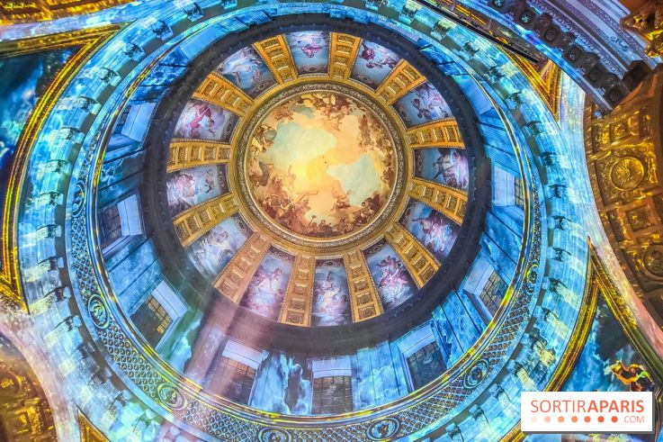 Aura, un spectacle son et lumières qui illumine le Dôme des Invalides - photos et vidéo