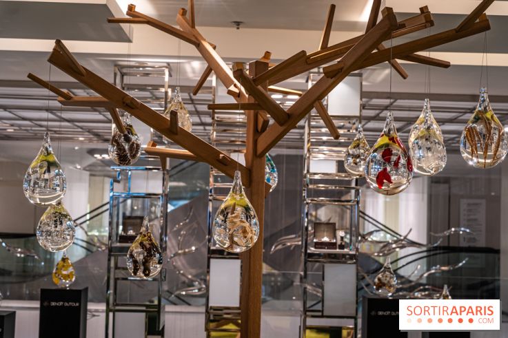 Exposition des Larmes de Joie de Benoit Dutour au Printemps Haussmann