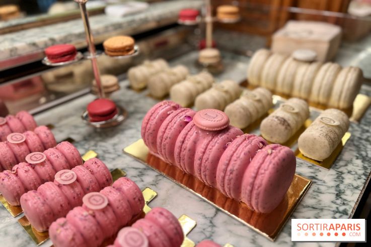 Ladurée - Bûches de Noël 2023 macarons