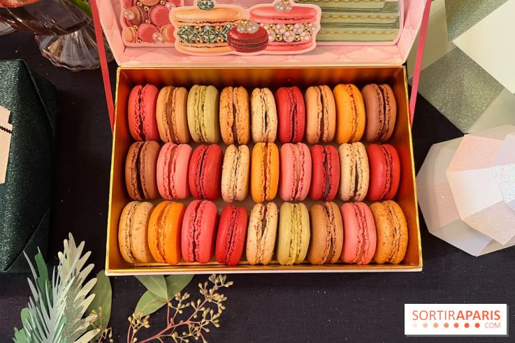 Ladurée - Bûches de Noël 2023 - Macarons