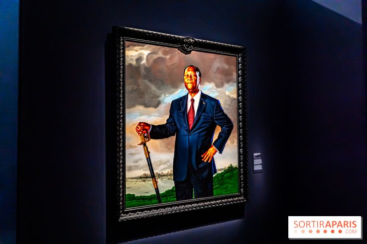 Exposition Kehinde Wiley - Dédale du Pouvoir - Musée du Quai Branly Jacques Chirac - photos  -  A7C2042