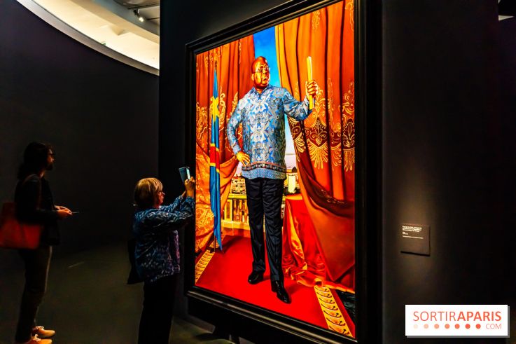 Exposition Kehinde Wiley - Dédale du Pouvoir - Musée du Quai Branly Jacques Chirac - photos  -  A7C2037