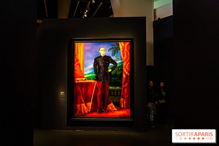 Exposition Kehinde Wiley - Dédale du Pouvoir - Musée du Quai Branly Jacques Chirac - photos  -  A7C2043