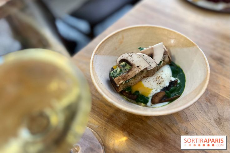 A Table ! - Oeuf parfait, champignons persillade