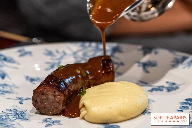 Le 19.20 by Norbert Tarare, le nouveau restaurant du Prince de Galles - photos -  purée saucisse