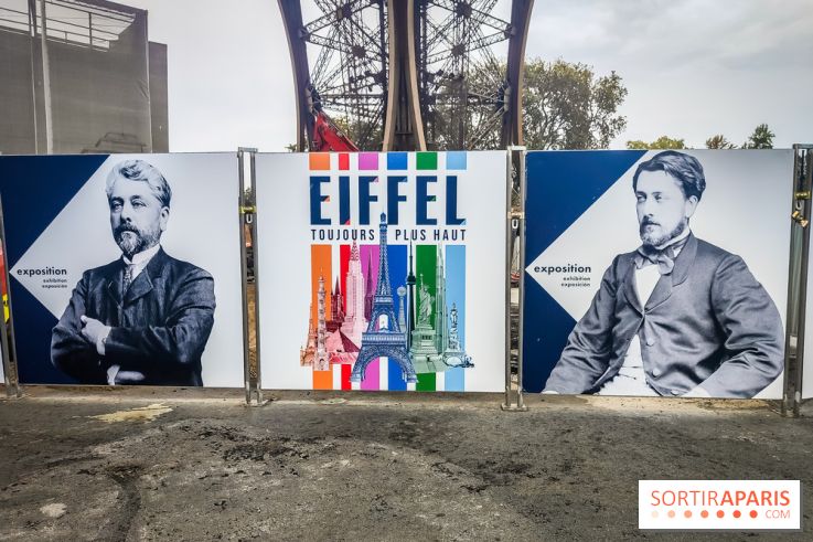 Tour Eiffel : une exposition inédite gratuite en hommage à Gustave Eiffel sur le parvis - nos photos