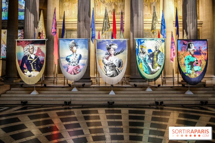 Raphaël Barontini, les photos de son installation monumentale au Panthéon - IMG 1414 2